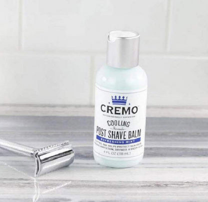 CREMO - Cooling Post Shave Balm For Men | Refreshing Mint Formula | 118ml