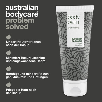 After Shave Balsam 200ml | Mit 100% Natürliches Teebaumöl | Vegan - Aftershave Lotion gegen Eingewachsene Haare, Rasurbrand & rote Pickel nach der Rasur