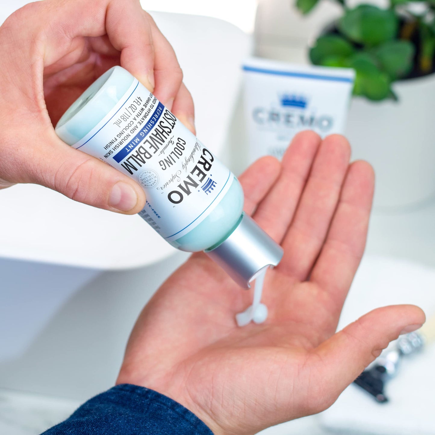 CREMO - Cooling Post Shave Balm For Men | Refreshing Mint Formula | 118ml