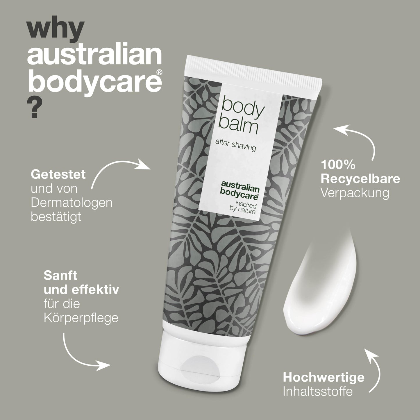 After Shave Balsam 200ml | Mit 100% Natürliches Teebaumöl | Vegan - Aftershave Lotion gegen Eingewachsene Haare, Rasurbrand & rote Pickel nach der Rasur